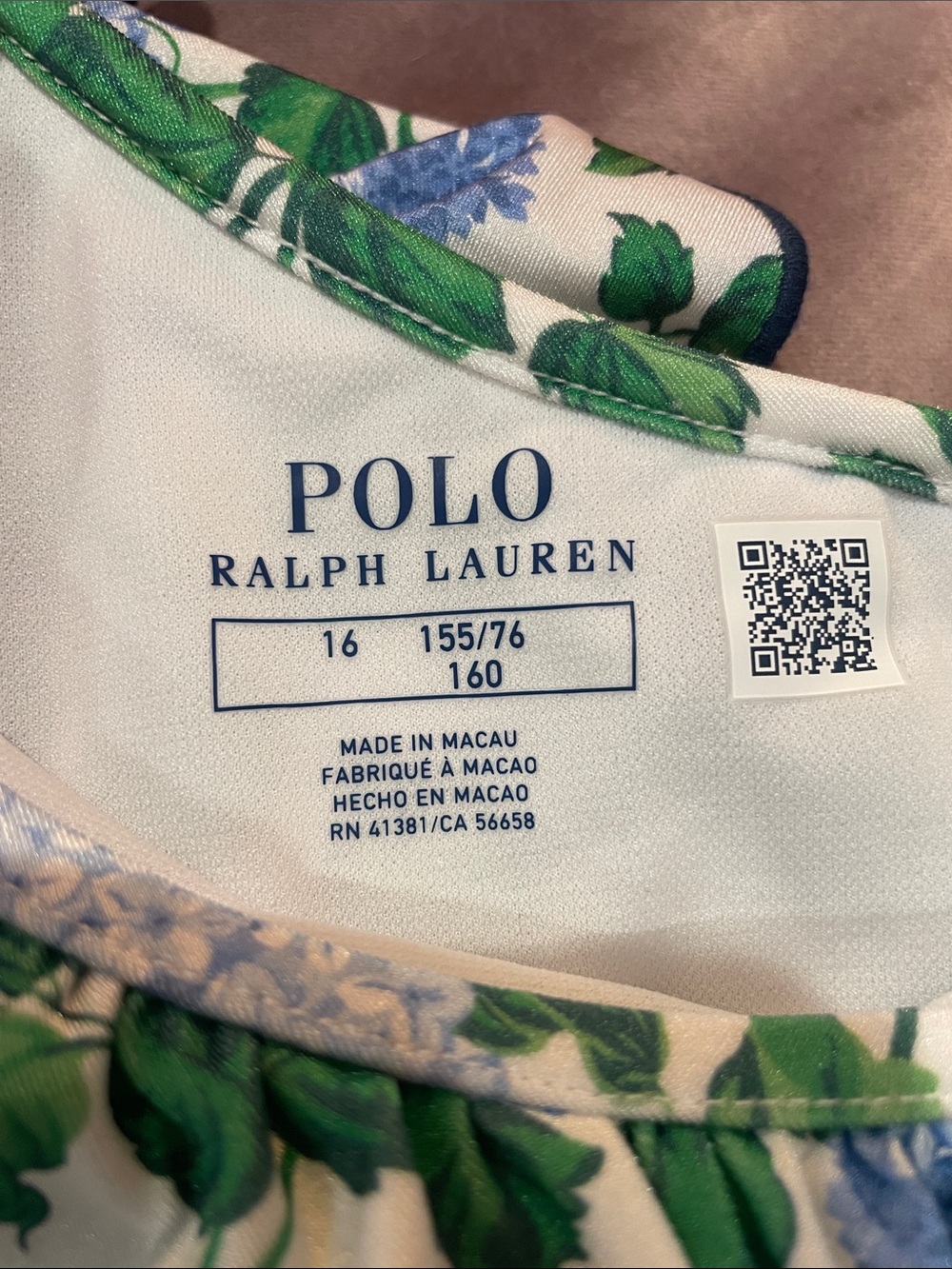 Polo Hydrangea Swimsuit - Picture 3 of 5